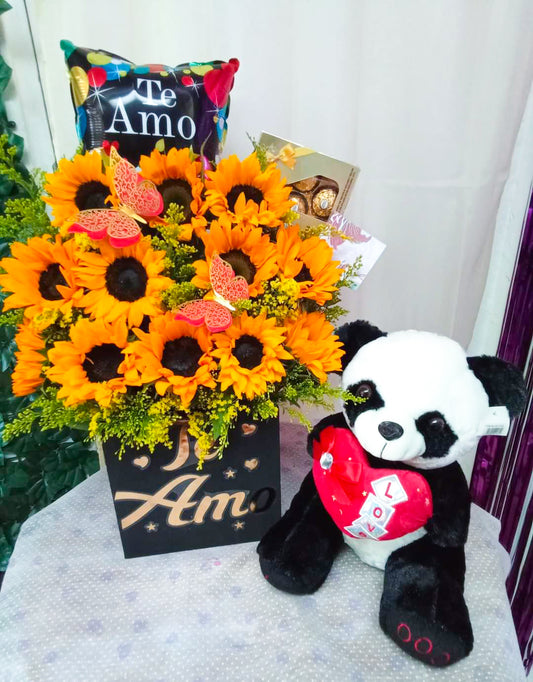 Girasoles y chocolates
