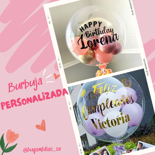 Burbuja personalizada